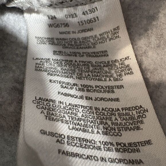 Columbia Women’s Fleece Jacket Medium Gray Full Zip Pink Trim Outdoor Hiking - Picture 4 of 7